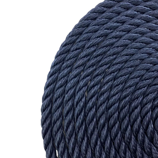 2 Pcs Softline Warps Boat Lines High Strength Black Mooring Ropes 