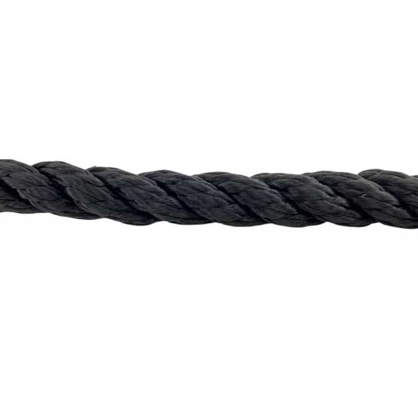 2 Pcs Softline Warps Boat Lines High Strength Black Mooring Ropes 