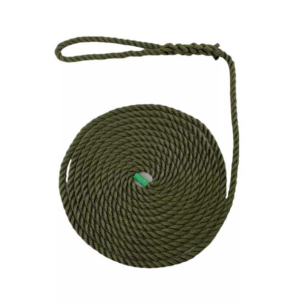 Softline 2 Pcs Warps Boat Lines Olive Green High Strength Mooring Ropes