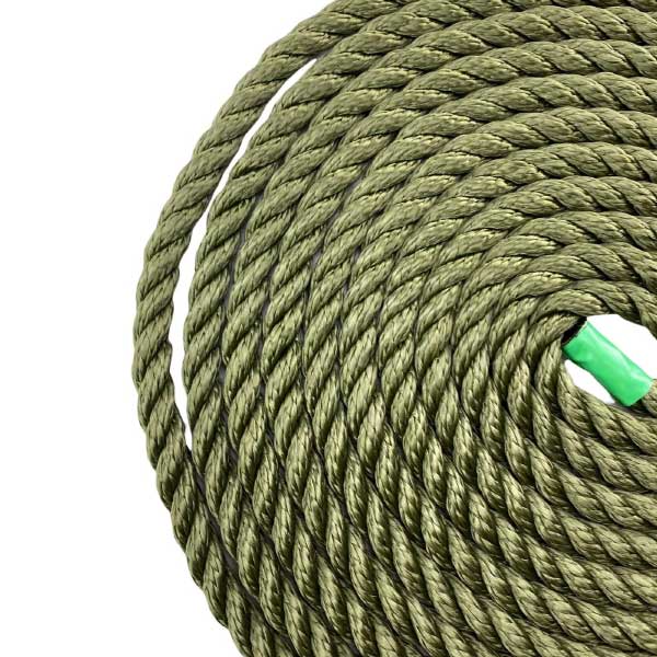 Softline 2 Pcs Warps Boat Lines Olive Green High Strength Mooring Ropes