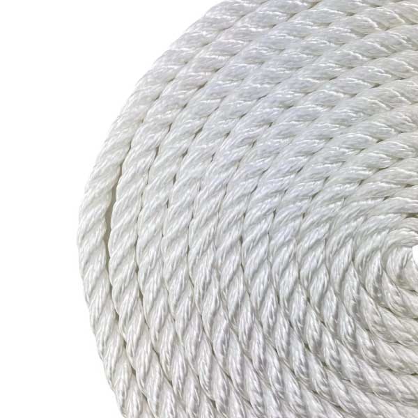 2 Pcs Softline Warps Boat Lines High Strength White Mooring Ropes 