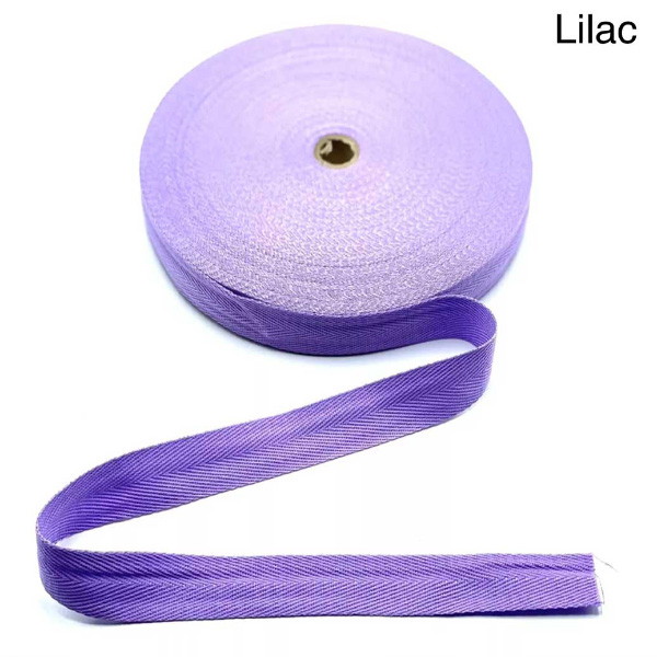 20m Long Acrylic Herringbone Twill Cotton Blend Binding Sew Webbing Strap Tape