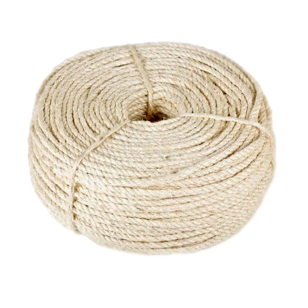 20m Long Natural Sisal Rope Ideal for Cats Scratching Post & Crafts