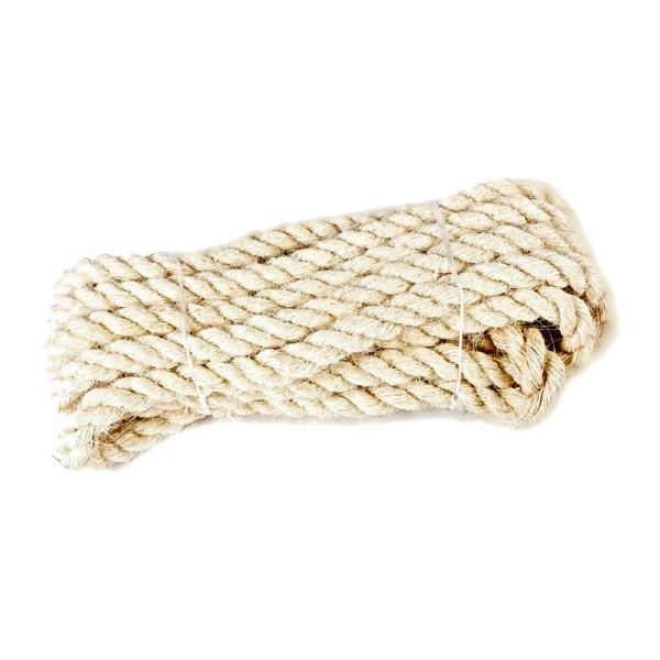 20m Long Natural Sisal Rope Ideal for Cats Scratching Post & Crafts