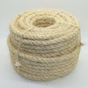 20m Long Natural Sisal Rope Ideal for Cats Scratching Post & Crafts