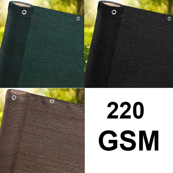 220 GSM Garden Privacy Protective Screening Covers with UV Protection