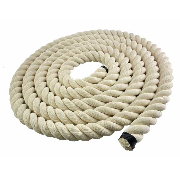 24mm Cotton Synthetic White Rope for Decorative Handrails & Decking Barriers