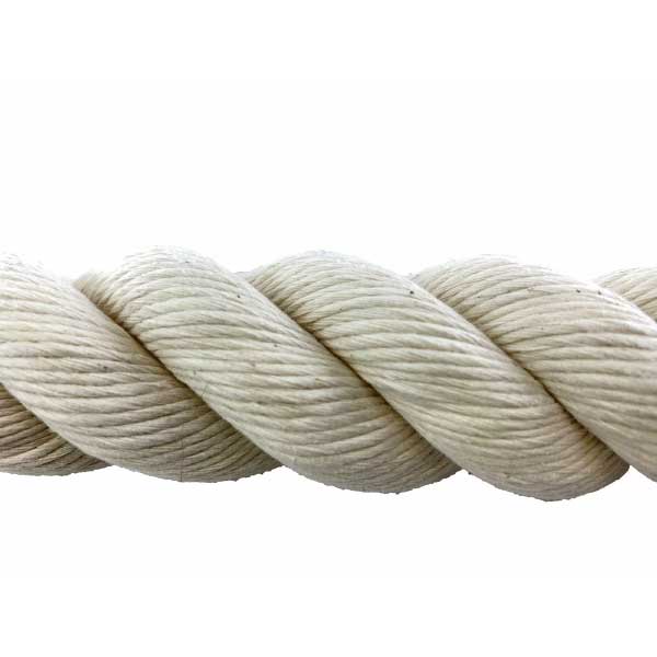 24mm Cotton Synthetic White Rope for Decorative Handrails & Decking Barriers