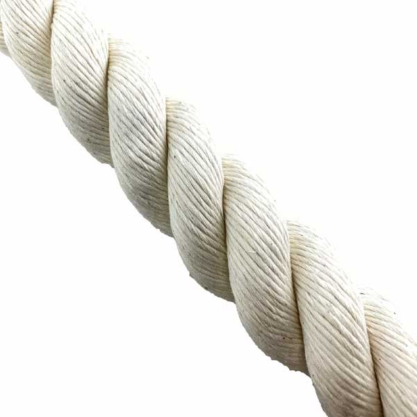 24mm Cotton Synthetic White Rope for Decorative Handrails & Decking Barriers