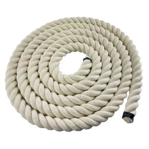 24mm Cotton Synthetic White Rope for Decorative Handrails & Decking Barriers