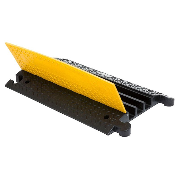 3 Channels Cable Protector Ramp 10 Ton Capacity Heavy Duty