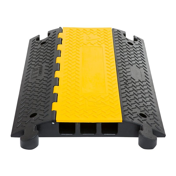 3 Channels Cable Protector Ramp 10 Ton Capacity Heavy Duty