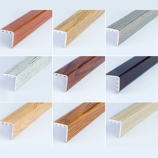 UPVC Wood Effect 30mm x 30mm Stair Edge Nosing Trim Edge Nosing 