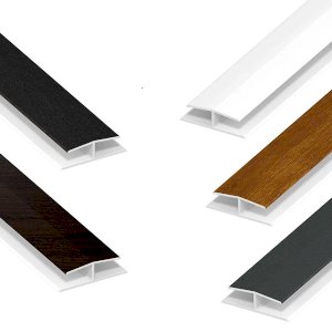 300mm Soffit Joint PVC Plastic Board Jointing Strip H Trim 