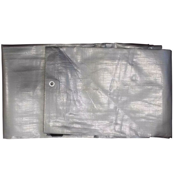 330gsm Silver Extra Heavy Duty Waterproof Tarpaulin Cover Ground Sheet 