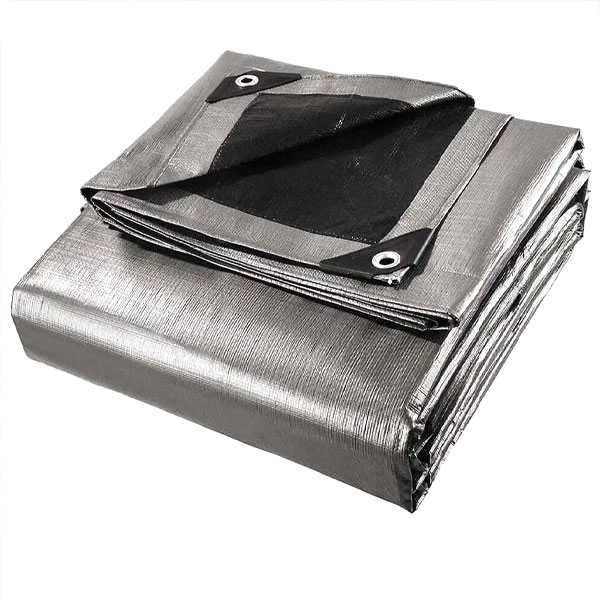 350gsm Extra Heavy Duty Waterproof Tarpaulin Silver Cover Ground Sheet 