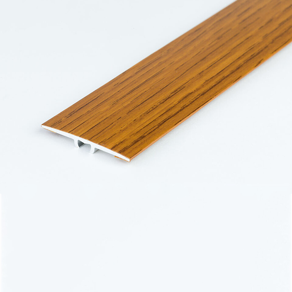 Flat Aluminium Wood Effect Door Threshold Edging Bar Trim Laminate