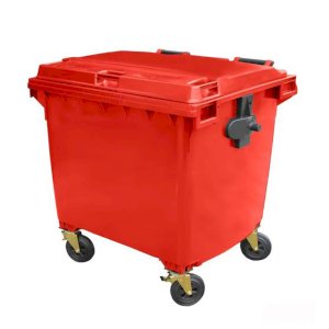 770L Litre Wheelie Waste Bin With Four Wheels