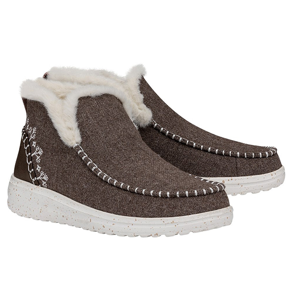 Denny Wool Faux Shearling Boots