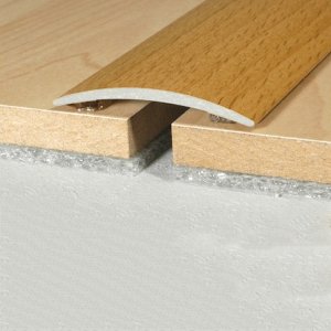 40mm Self Adhesive Wood Effect Aluminium Door Bar Threshold Floor Edge Trim