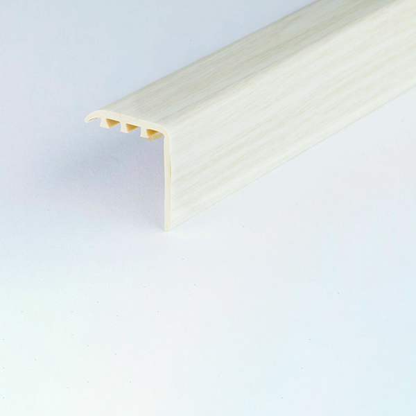 UPVC Wood Effect 45 x 22m Stair Edge Trim Nosing Trim