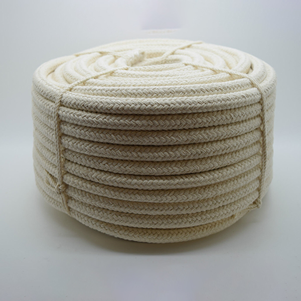 Natural Braided 12mm Thick Cotton Rope for Washing Clothes & Bag Handles