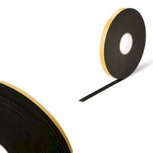 4mm x 15m Double Sided Black Foam Tape 