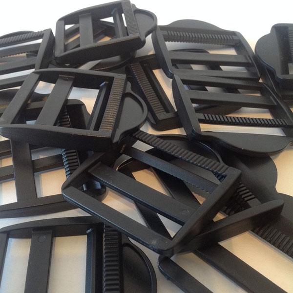 50mm Black Plastic Ladderlock Buckles