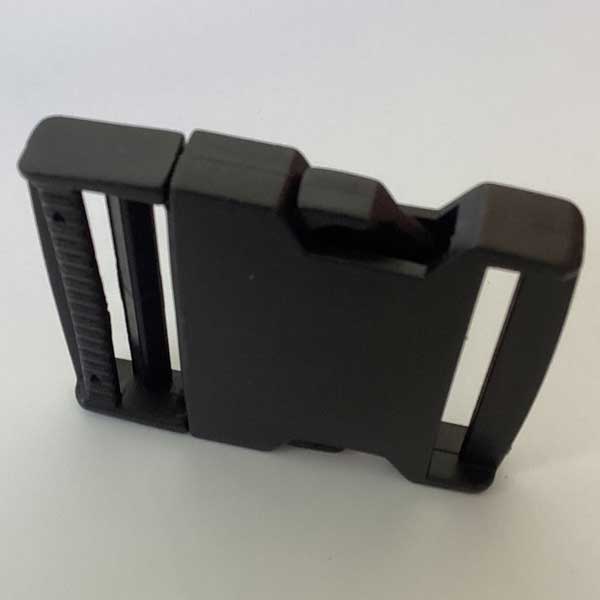 50mm Black Plastic Side Release Buckles