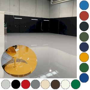 Garage Industrial Floor Paint 5Ltr High Build Polyurethane (PU) Resin Based