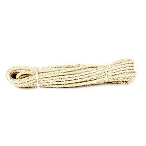 5m Long Natural Sisal Rope Crafts Cats Scratching Post & Claw Control