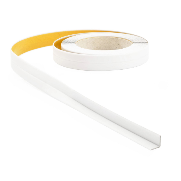 Self-Adhesive PVC Trim Skirting Board 5m Long Flexible