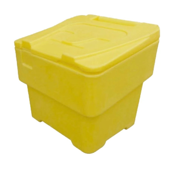 Yellow Grit Bin With 60 Litre Capacity