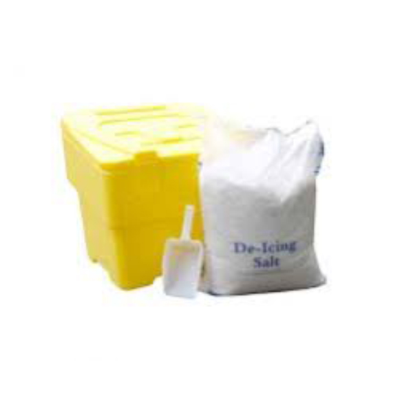 Heavy Duty Stackable Yellow Grit Bin