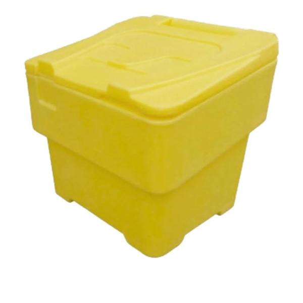 Yellow Grit Bin With 60 Litre Capacity