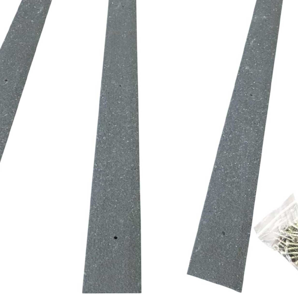 5 Pieces 600mm GRP Anti Slip Decking Strips Free Drilling and Screws 