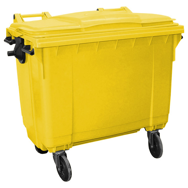 770L Litre Wheelie Waste Bin With Four Wheels