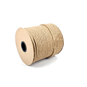 6mm Thick Pure Natural Hessian Cord Twisted Jute Rope For Garden Decking 