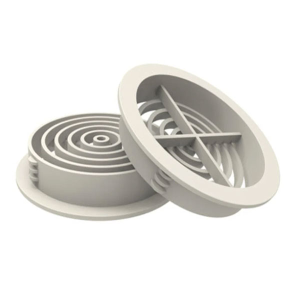 70mm UPVC Round Soffit Roof Disc Vent - 10 Pcs