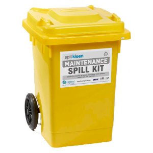 80 Liter Maintenance Spill Kit - Wheelie Bin