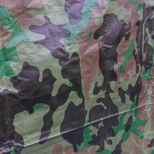 90gsm Waterproof Camo Tarpaulin Strong Camp Cover Army Basha