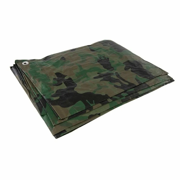 95 GSM Strong Waterproof Camo Tarpaulin Cover For Camping