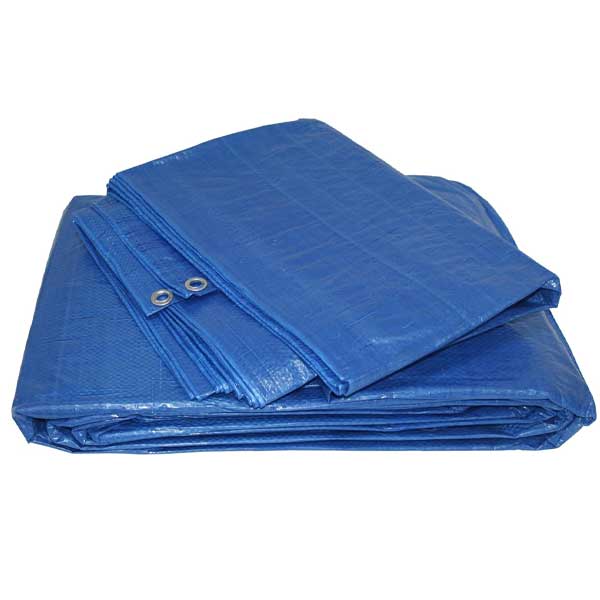 95gsm Strong Waterproof Protective Blue Tarp Sheet Strengthened Cover