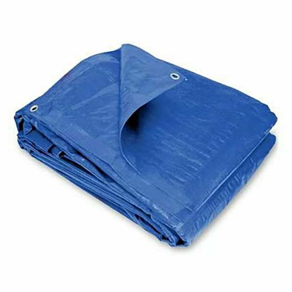 95gsm Strong Waterproof Protective Blue Tarp Sheet Strengthened Cover