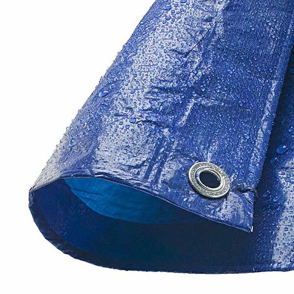 95gsm Strong Waterproof Protective Blue Tarp Sheet Strengthened Cover