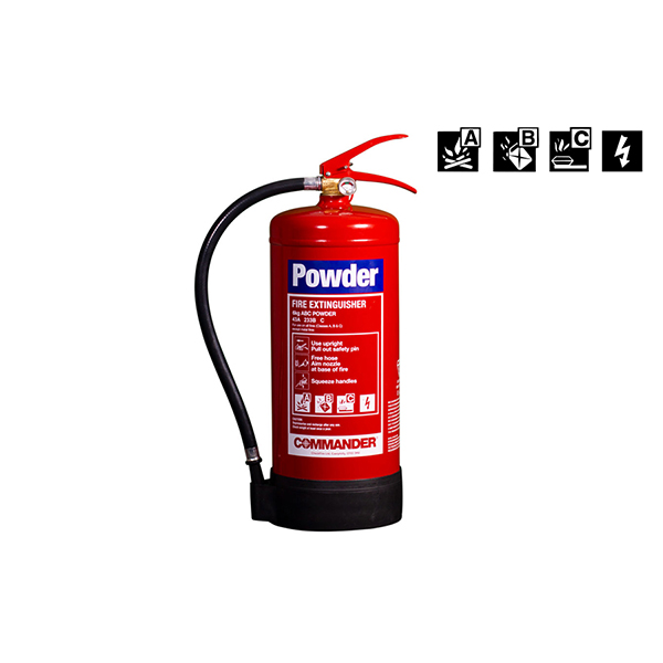 6ltr ABC Powder Red Fire Extinguisher