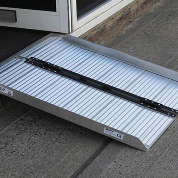 Portable Aluminum Folding Silver Access Ramps