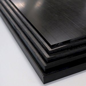 Acetal Plastic Sheet Black - 50mm Thick