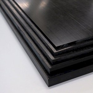 Acetal Plastic Sheet Black - 60mm Thick