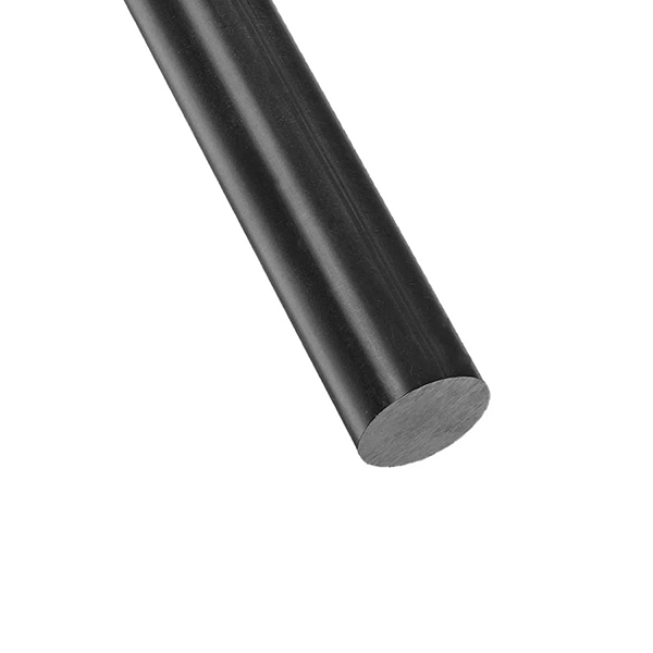 Acetal Round Plastic Rod Black - 12mm Dia